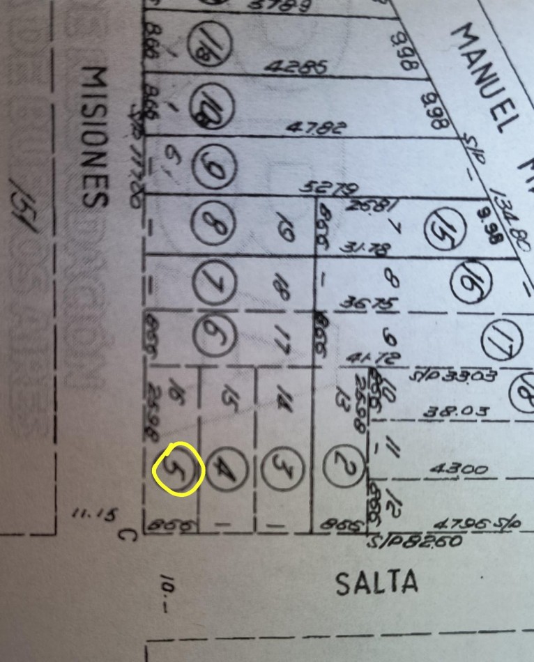 CASA A LA VENTA EN CALLE SALTA 1397 ESQUINA MISIONES