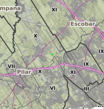 1400m2 sobre calle Caamaño altura km 46 
